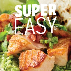 TASSAL CHIPOTLE SALMON SKEWERED TACOS WITH GUACAMOLE